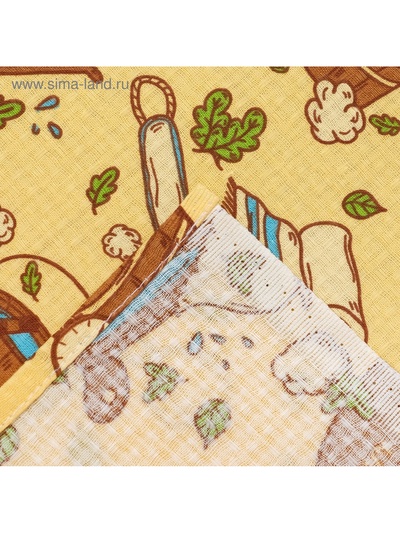 Полотенце банное вафельное «Этель. С легким паром», 80×150 см, хлопок 100%