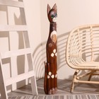 Сувенир «Кошка», 100×17×7 см, дерево  (артикул 1221814)  большой выбор товаров оптом и в розницу по низким ценам с доставкой