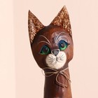 Сувенир «Кошка», 100×17×7 см, дерево  (артикул 1221814)  большой выбор товаров оптом и в розницу по низким ценам с доставкой
