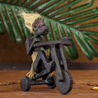 Сувенир дерево "Абориген на трехколесном велосипеде" 25 см - Фото 2