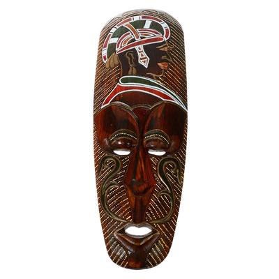 Маска «Абориген», 50 см, дерево