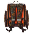 Рюкзак школьный на молни "Ракеты", 1 отдел, 3 наружных кармана, коричневый - Фото 3