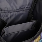 Рюкзак школьный на молнии "Цветные сердца", 1 отдел, 3 наружных кармана, серый - Фото 5