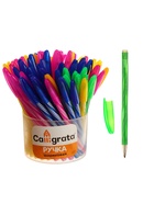 Ручка шариковая Calligrata «Спираль», синий стержень, узел 0.5 мм, стержень, МИКС - Фото 2