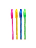 Ручка шариковая Calligrata «Спираль», синий стержень, узел 0.5 мм, стержень, МИКС - Фото 4