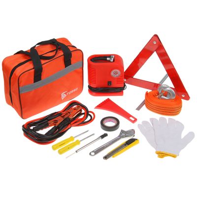 Набор автомобилиста TORSO TK-130, 12 предметов, сумка