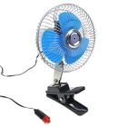 Вентилятор в салон автомобиля, на прищепке, 12 В, провод 1.2 м, d=19 см - Фото 2