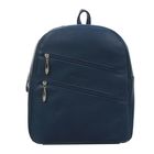 Рюкзак молодёжный на молнии, 1 отдел, 3 наружных кармана, синий - Фото 1