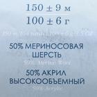 Пряжа "Зимняя премьера" 50%меринос.шерсть, 50% акрил объёмный 150м/100гр (11-Яр.розовый) - Фото 4