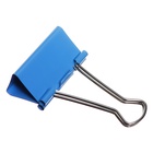 Набор зажимов для бумаг, цветные, 41 мм, 24 штук, 4 цвета, в пластиковой тубе - Фото 5