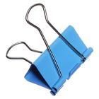 Набор зажимов для бумаг, цветные, 41 мм, 24 штук, 4 цвета, в пластиковой тубе - Фото 6