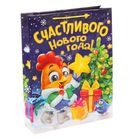 Пакет ламинированный вертикальный «Новогодний петушок», 31 × 40 × 9см - Фото 1