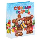 Пакет ламинированный вертикальный «Мишки», 23 × 27 × 8 см - Фото 3