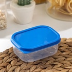 Контейнер пищевой Доляна, 150 мл, цвет синий - Фото 4