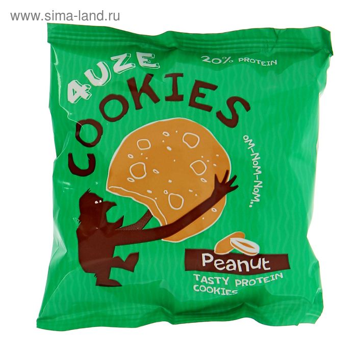 Печенье Фьюз, Fuze Cookies, Арахис - Фото 1