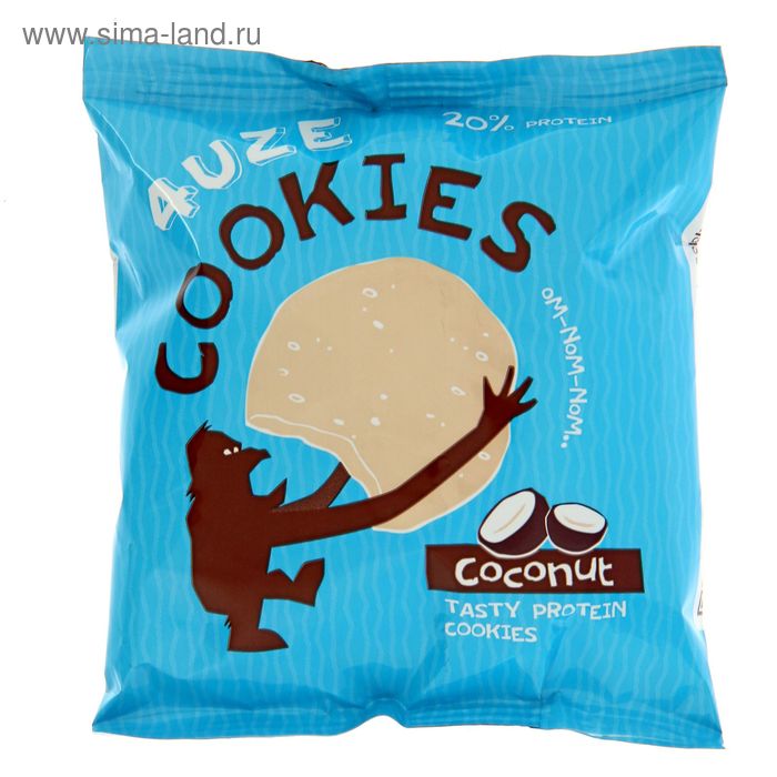 Печенье Фьюз, Fuze Cookies, Кокос - Фото 1
