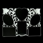 Фоторамка - коллаж на 6 фото 10×15 см, 15×15 см «Розарий», пластик, белая, 50.5×37 см  (артикул 1353323)  большой выбор товаров оптом и в розницу по низким ценам с доставкой