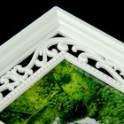 Фоторамка пластик на 2 фото 10х15 см "Ажурная любовь" белая 33,5х22 см - Фото 3