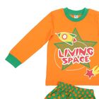 Пижама для мальчика, рост 98-52 см, цвет оранжевый - Фото 2