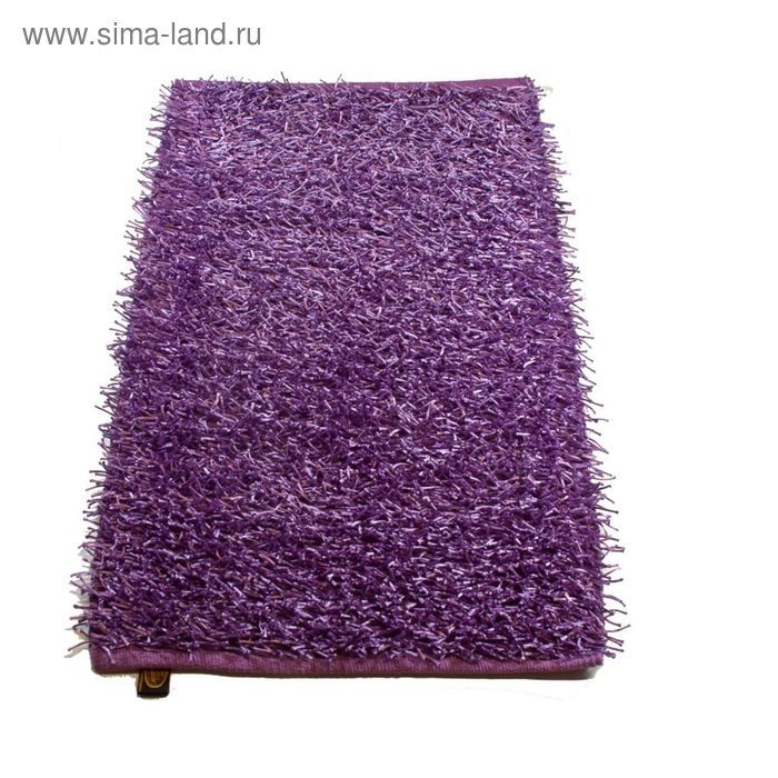 Коврик Langflor-Teppich in Metallic-Optik, размер 50х70 см, цвет фиолетовый - Фото 1