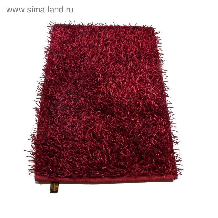 Коврик Langflor-Teppich in Metallic-Optik, размер 50х70 см, цвет красный - Фото 1