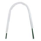 Парник прошитый, длина 5 м, 6 дуг из металла, дуга L = 4 м, d = 10 мм, спанбонд 60 г/м², Greengo - Фото 1