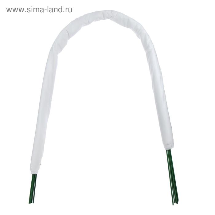 Парник прошитый, длина 5 м, 6 дуг из металла, дуга L = 4 м, d = 10 мм, спанбонд 60 г/м², Greengo - Фото 1