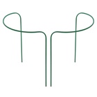 Кустодержатель, d=80 см, h=80 см, ножка d=1 см, металл, набор 2 полудуги, зелёный - Фото 4