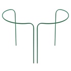 Кустодержатель, d=80 см, h=90 см, ножка d=1 см, металл, набор 2 шт., зелёный (2 шт) - фото 809672117