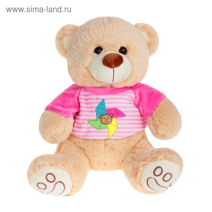 Мягкая игрушка «Медведь № 1» в кофте с вышивкой, цвета МИКС - Фото 1