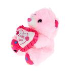 Мягкая игрушка "Медведь с сердцем", цвета МИКС - Фото 4