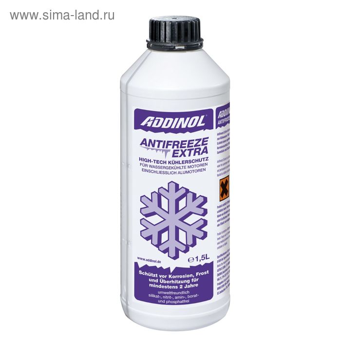 Концентрированный антифриз ADDINOL Antifreeze Extra 1, 5 л - Фото 1