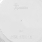 Контейнер для хранения еды Доляна, пищевой, 150 мл, прозрачный, крышка красная - Фото 4