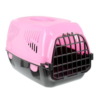 Переноска для животных "Сириус", 33,5 х 31 х 50 см, цвет розовый