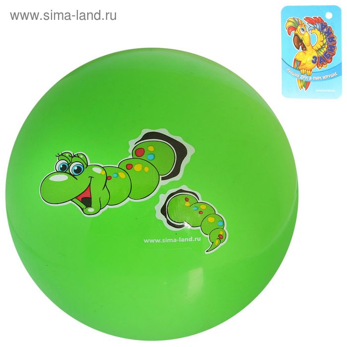 Мяч детский "Гусеница" 22 см, цвета МИКС - Фото 1