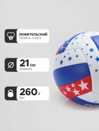 Волейбольный мяч MINSA, машинная сшивка, 18 панелей, р. 5, PVC - Фото 4