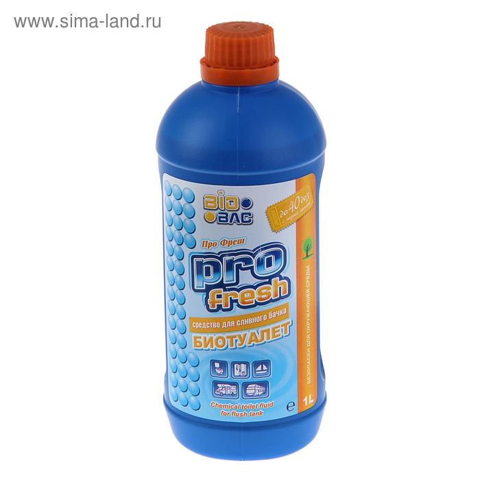 Жидкость для биотуалета PRO FRESH,1 л, для верхнего бака - Фото 1