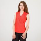 Блуза женская, цвет красный, размер 50, рост 170 см (арт. Y6610-0099 С+ new) - Фото 2