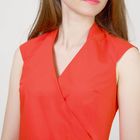 Блуза женская, цвет красный, размер 50, рост 170 см (арт. Y6610-0099 С+ new) - Фото 3