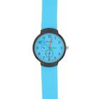 Часы наручные жен ХianВeir, цветные стрелки, ремешок силикон голубой - Фото 2