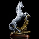 Статуэтка "Лошадь", серебристая, 49 см - Фото 4