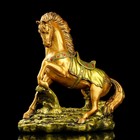 Статуэтка "Конь на дыбах", золотистая, 37 см, микс - Фото 5
