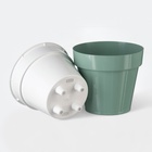 Кашпо для цветов со вставкой «Порто», 1 л, цвет нефрит - Фото 3