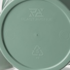 Кашпо для цветов со вставкой «Порто», 1 л, цвет нефрит - Фото 5