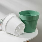 Кашпо для цветов со вставкой «Порто», 2.4 л, цвет нефритовый - Фото 3