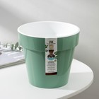 Кашпо для цветов со вставкой «Порто», 2.4 л, цвет нефритовый - Фото 5