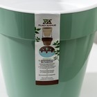 Кашпо для цветов со вставкой «Порто», 2.4 л, цвет нефритовый - Фото 6