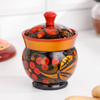 Солонка с крышкой «Ягодка», 7×6 см, хохлома, дерево - Фото 6