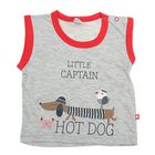 Майка детская, рост 68 см, цвет серый (арт. 15172) - Фото 1