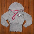 Спортивная куртка для девочки, рост 134 см, цвет бирюзовый/розовый (арт. CWJ 6615_Д) - Фото 1
